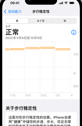 新安iPhone手机维修如何在iPhone开启'步行稳定性通知'