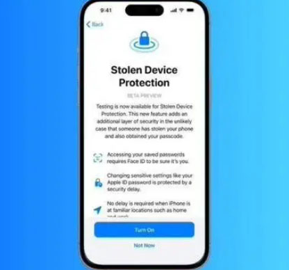 新安苹果授权维修店分享被盗设备保护功能开启方法 
