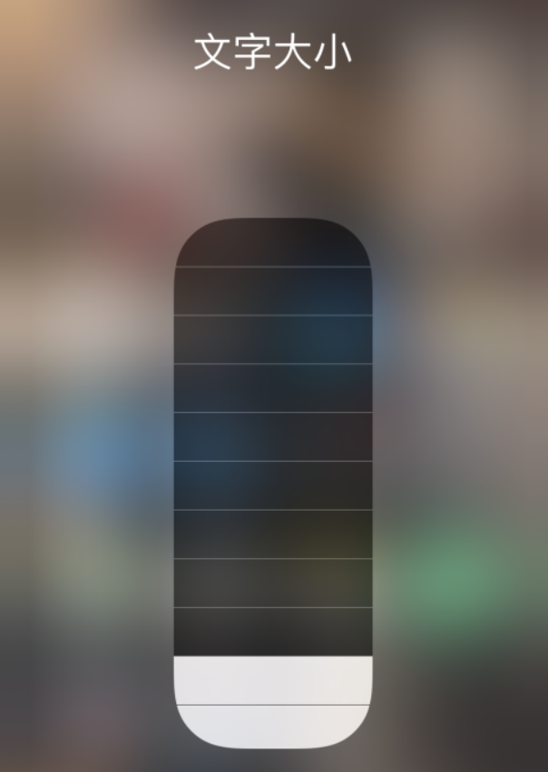 新安苹果手机维修分享小技巧：在 iPhone 控制中心快速调节字体大小 